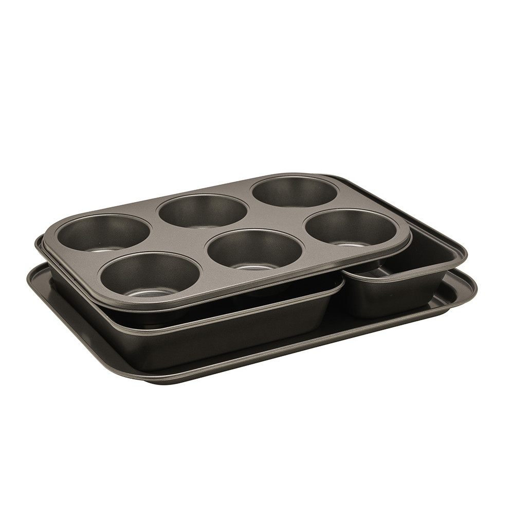 Lot de 4 moules pâtissiers empilables