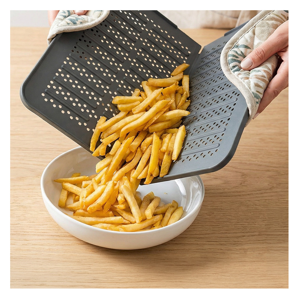 Plaque à frites pliable