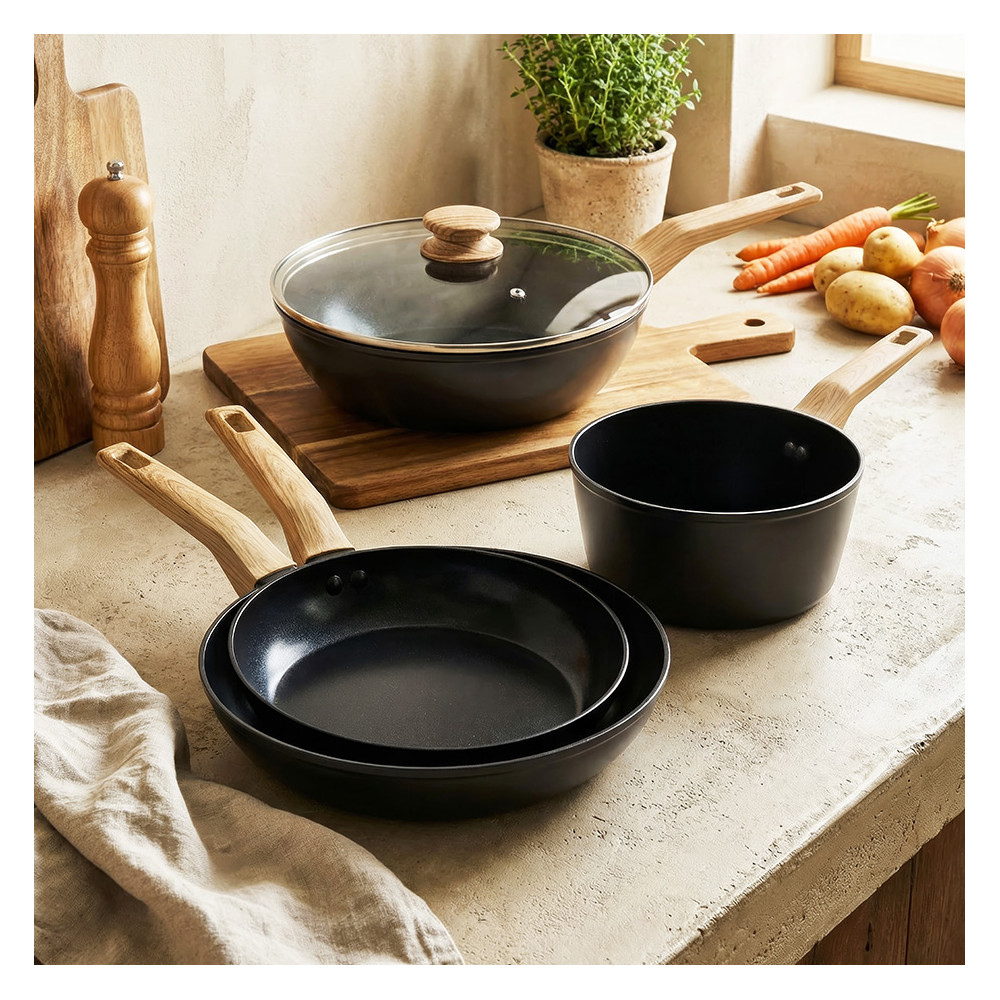 Batterie de cuisine 5 pièces "Blackwood"
