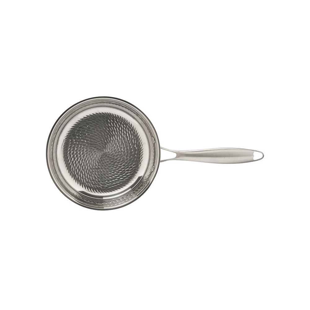 Poêle inox fond structuré