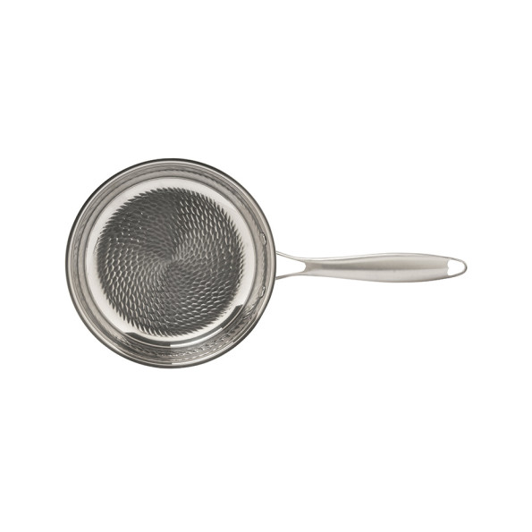 Poêle inox fond structuré