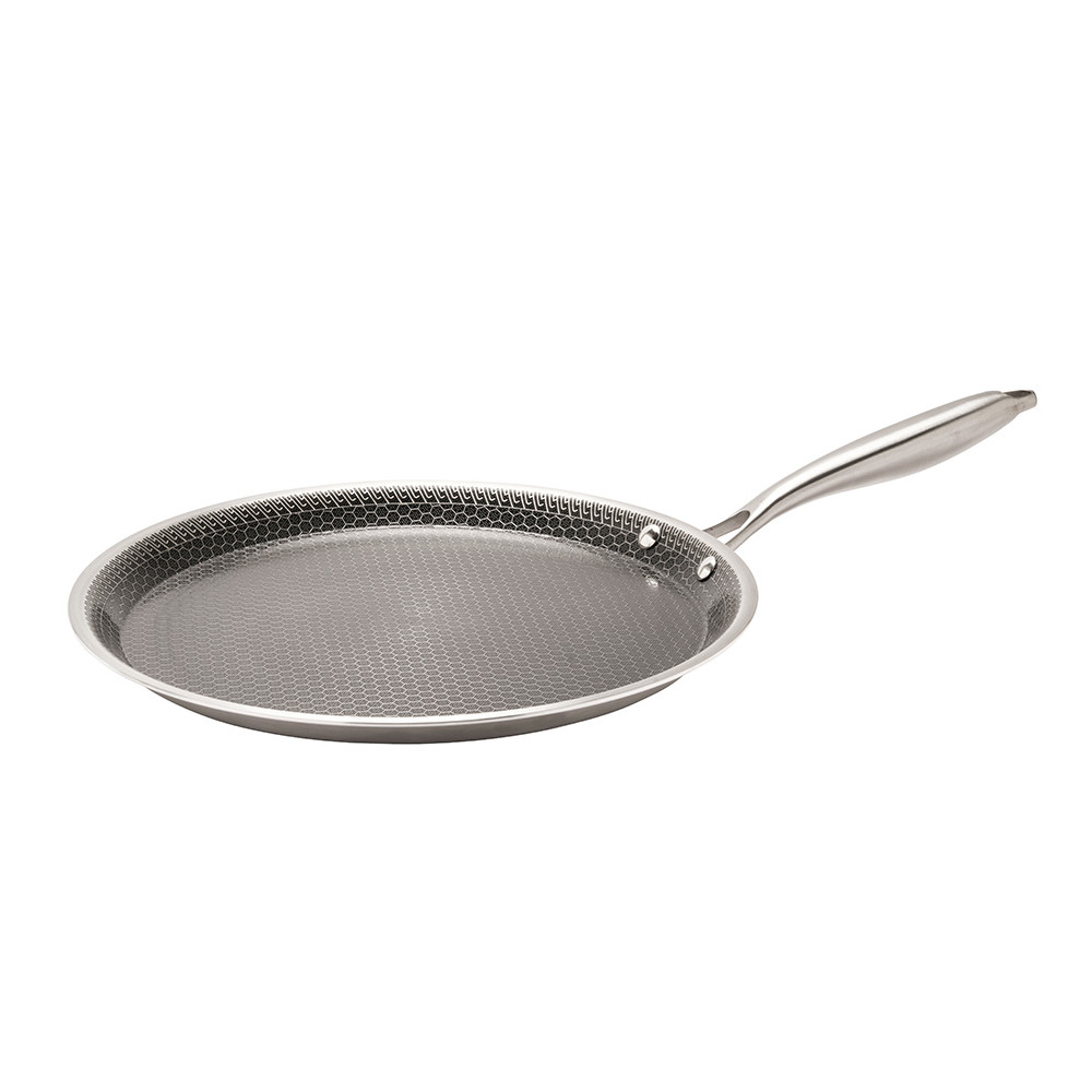 Poêle plancha crêpière inox