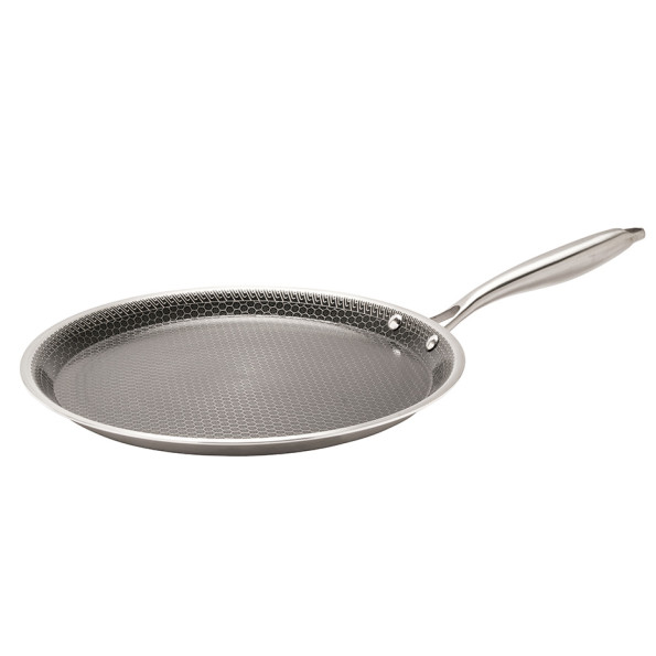 Poêle plancha crêpière inox