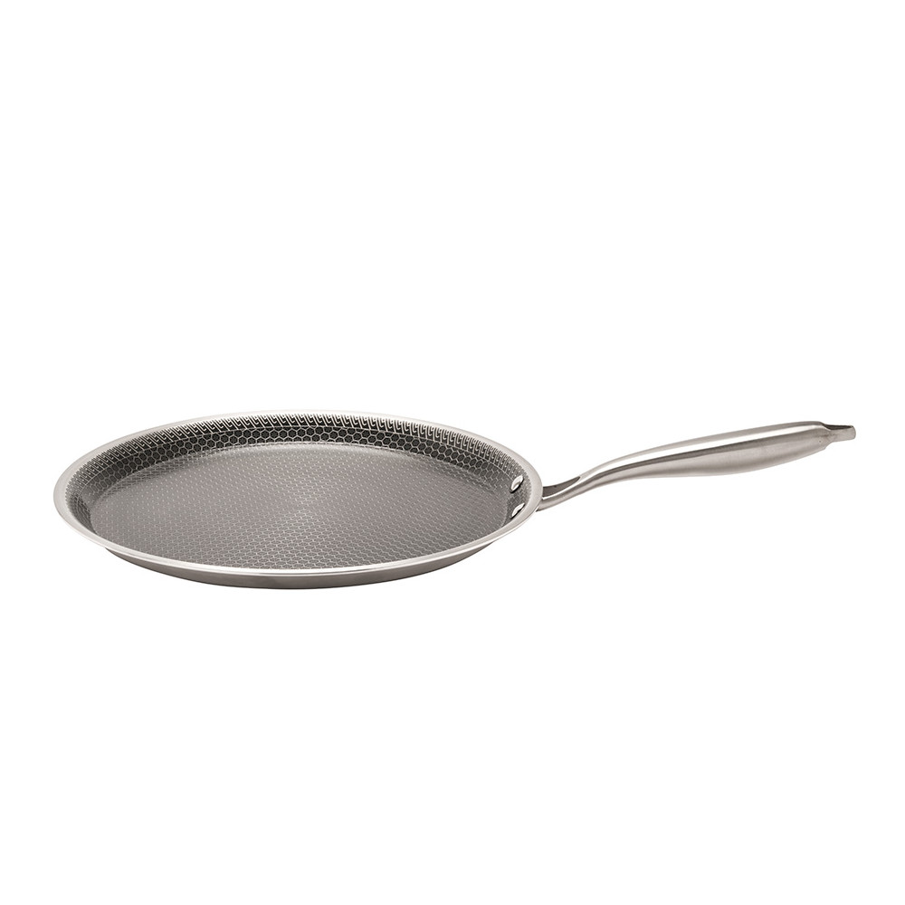 Poêle plancha crêpière inox