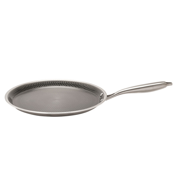 Poêle plancha crêpière inox