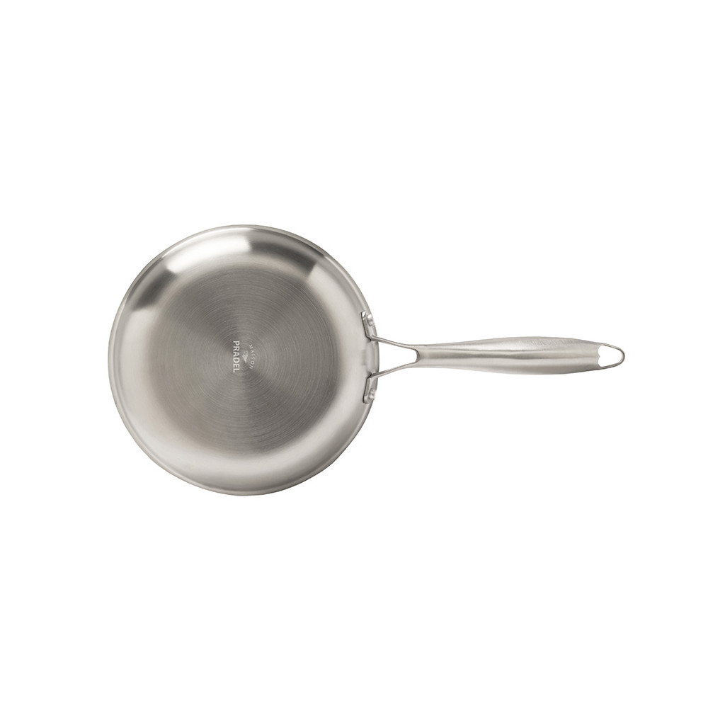 Poêle inox fond structuré