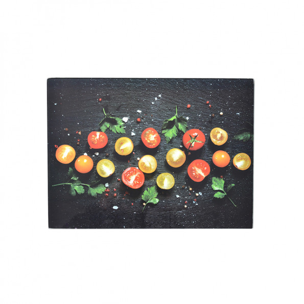 Planche à découper motif tomates cerises6386