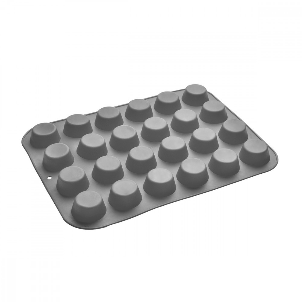 Moule silicone pour 24 mini tartelettes rondes - Tom Press