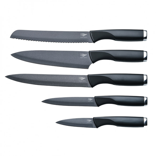 Lot de 5 couteaux noirs6441