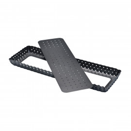 Moule rectangulaire perforé