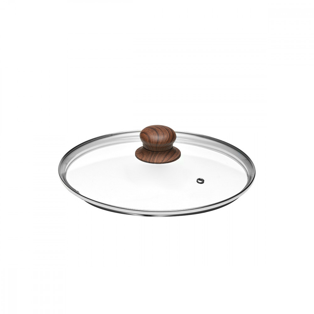 KitchenPro - Sauteuse granit avec couvercle - Diamètre 24cm