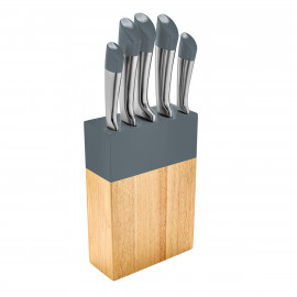 Bloc 5 couteaux inox...