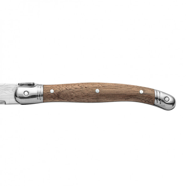 Coffret 6 couteaux à steak en bois de noyer7152