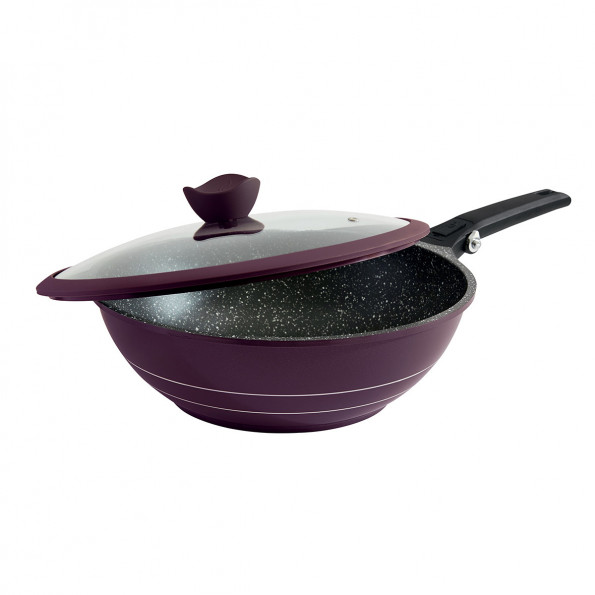 Wok fonte d'aluminium7328