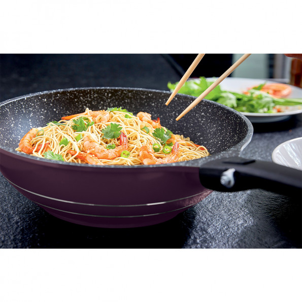 Wok fonte d'aluminium7329