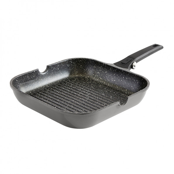 Poêle grill fonte d'aluminium7340