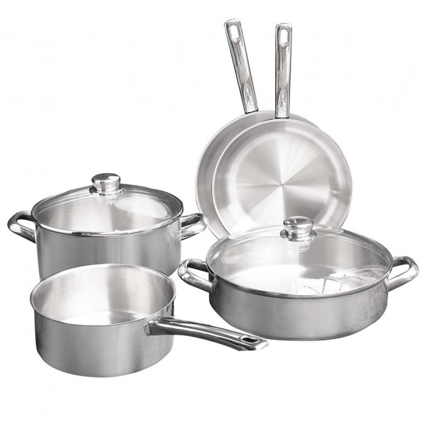 Batterie en inox 7 pièces7536