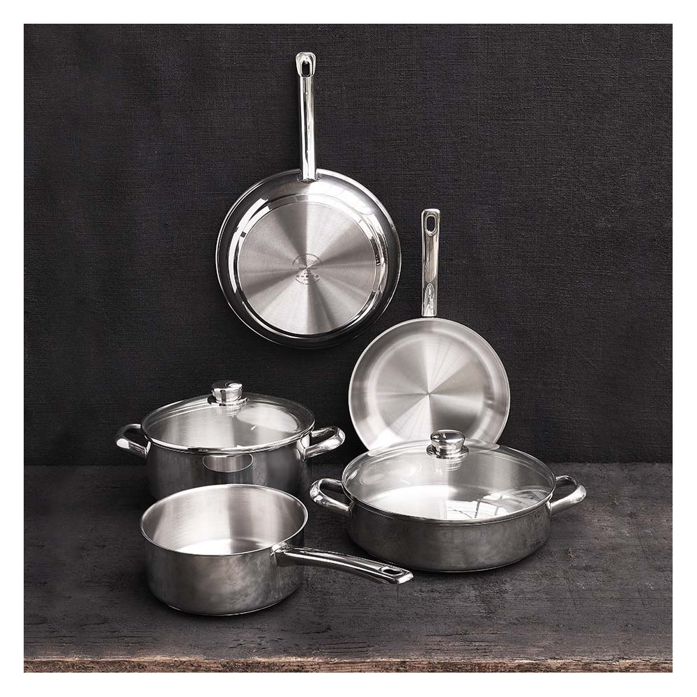 Batterie en inox 7 pièces