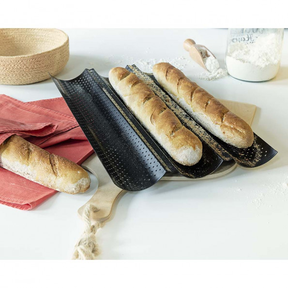 Plateau de cuisson Baguette Moule Baguette avec revêtement