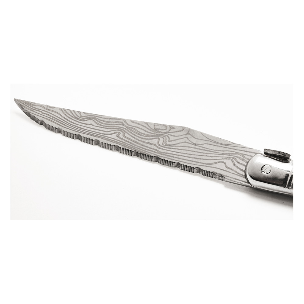 Coffret 6 couteaux à steak en bois de pakka