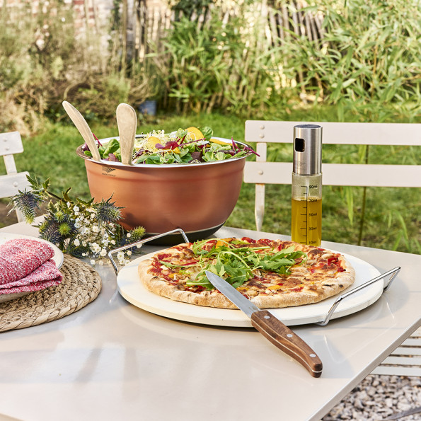 1 Pièce, Poêle À Pizza, Planche À Pizza En Acier Au Carbone, Plaque À Pizza  Pour