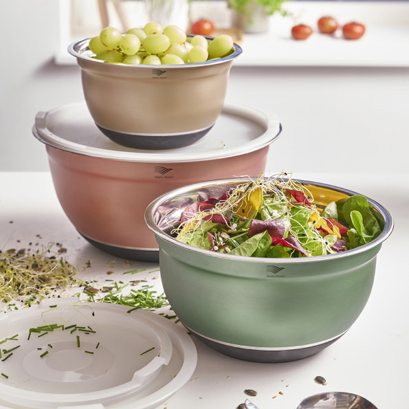 Set Sous Vide Fresh & Save ZWILLING - 2 Bols Inox 18 Et 24 Cm, Pompe, Sacs - Conservation 5x Plus Longue - Compatible Bols Staub