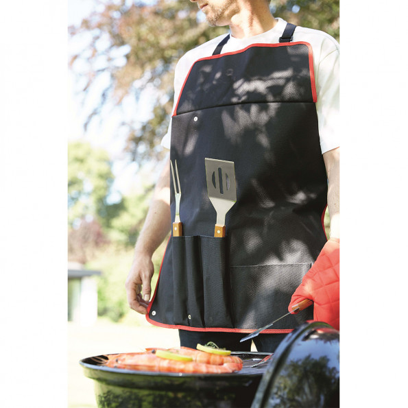 Set barbecue avec tablier7692