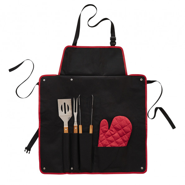 Set barbecue avec tablier7694