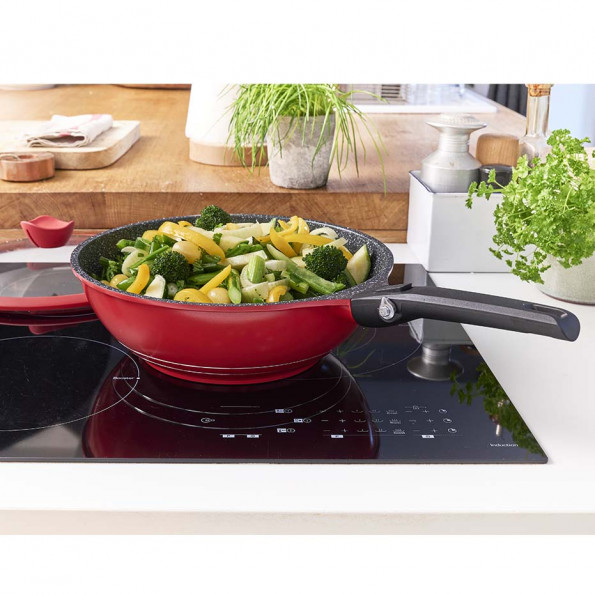 Wok fonte d'aluminium7703