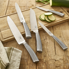 Mallette 5 couteaux inox