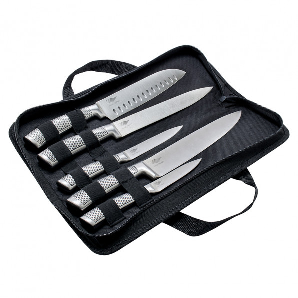 Mallette 5 couteaux inox7744 Mallette 5 couteaux inox7744