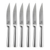 Set de 6 couteaux à steak tout inox7754