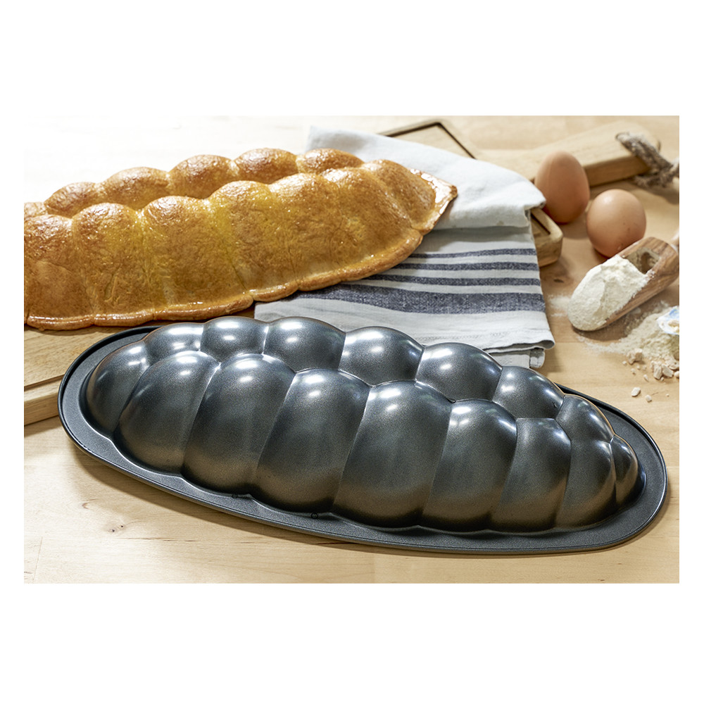 Moule à Brioche Couronne Tréssée - Moule brioche tréssée