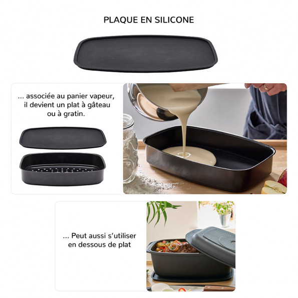 Plat à four en fonte sans téflon