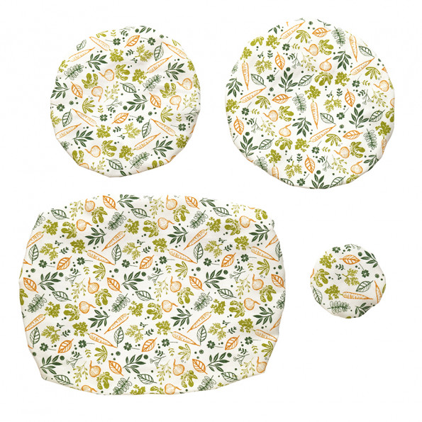 Lot de 4 couvre-plats réutilisables8295