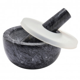 Mortier et pilon en marbre...