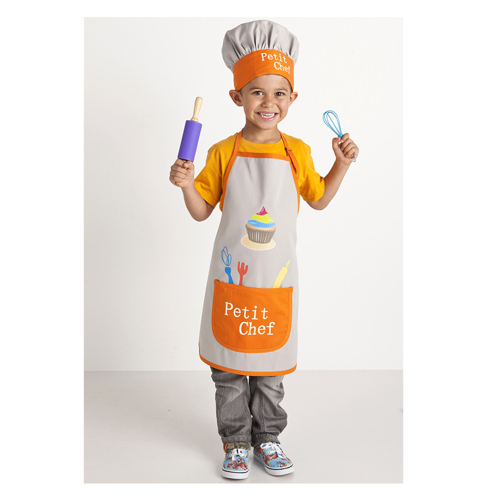 TRYTUTRY Tablier Pour Enfants Avec Sangle Réglable, Tablier Pour Enfants Mignon Avec Poche Pour Enfant Cuisine Peinture Cuisson Artiste, Taille Unique