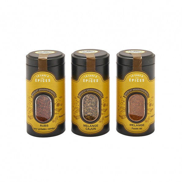 Assortiment d'épices en coffret  "La cave du boucher"8479