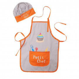 Tablier enfant avec toque