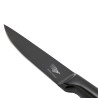 Set de 6 couteaux à steak tout inox noir8629