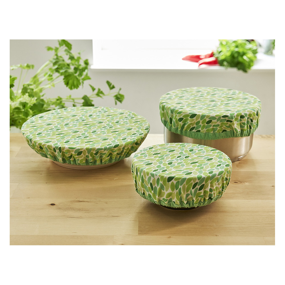 Lot de 3 couvre-plats réutilisables
