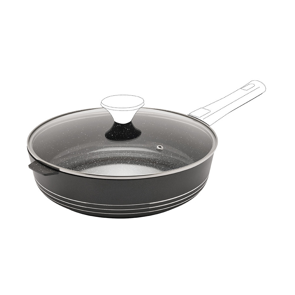 Sauteuse avec couvercle "ORGANIC"