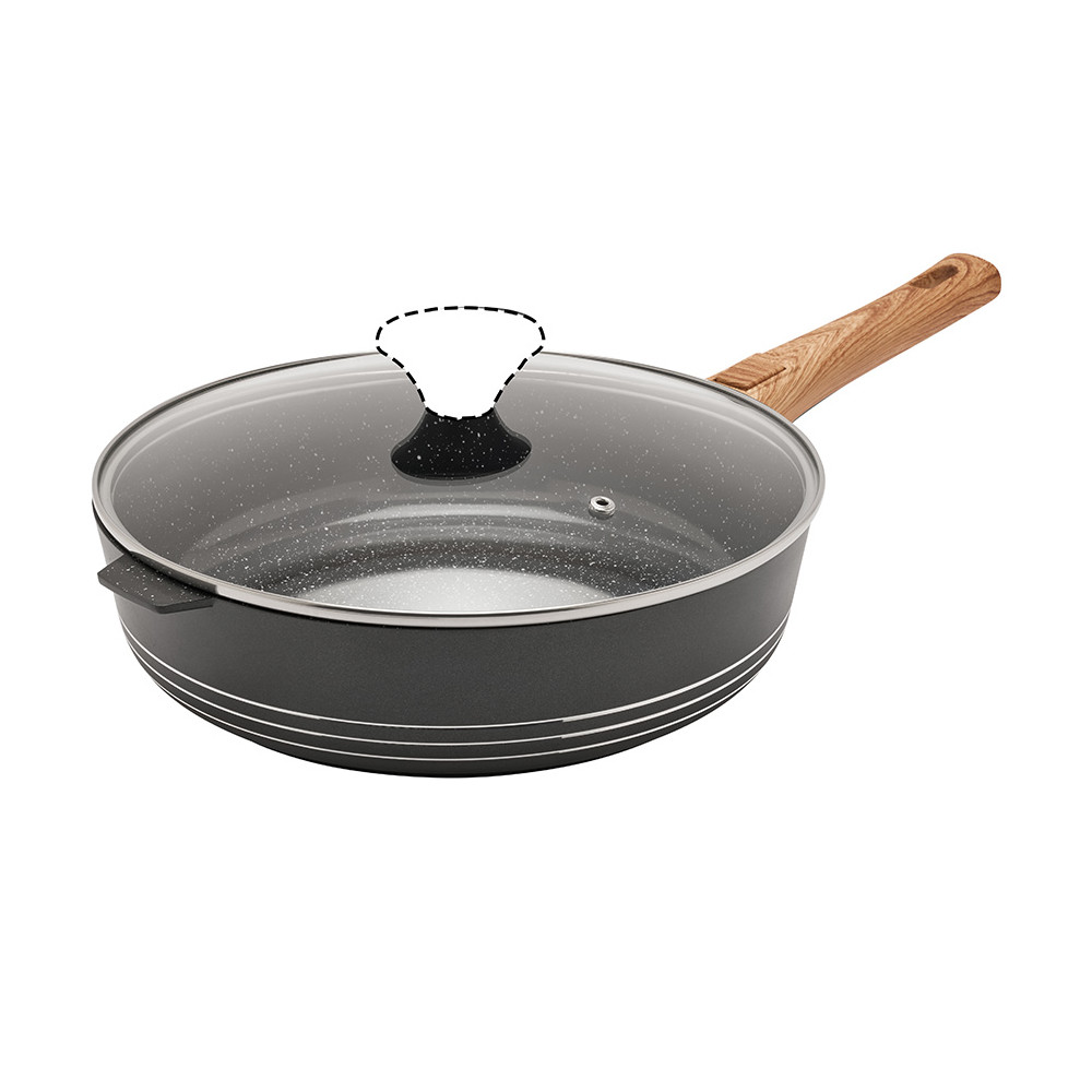 Sauteuse avec couvercle "ORGANIC"