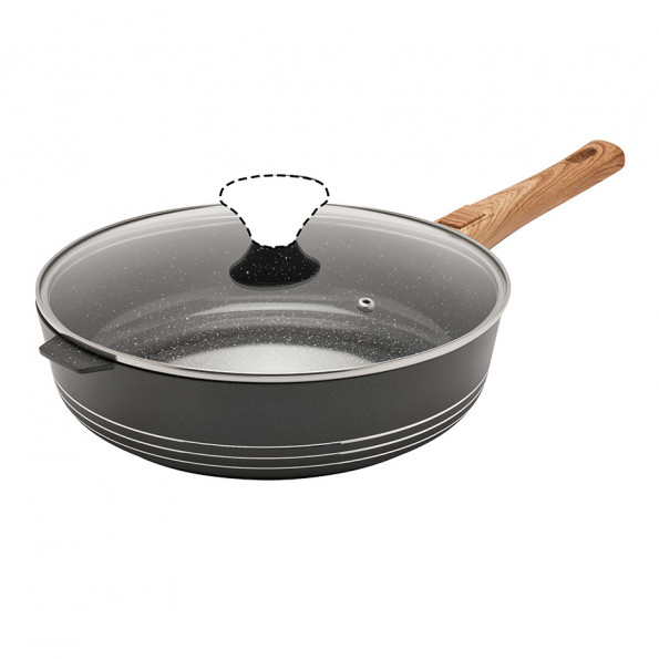 Sauteuse avec couvercle "ORGANIC"
