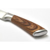 Set de 4 couteaux à steak tout inox effet bois9377 Set de 4 couteaux à steak tout inox effet bois9377
