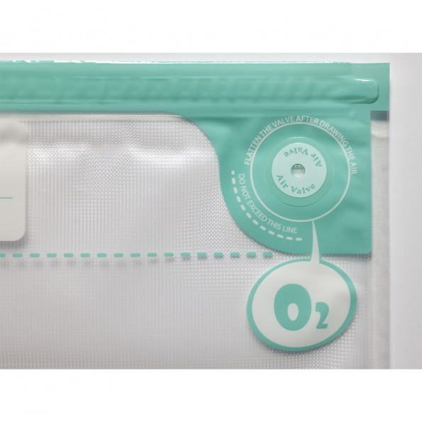 Lot de 10 sachets de conservation avec valve9818