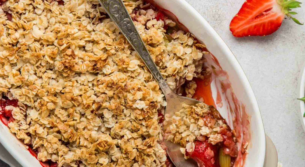 Crumble aux fruits rouges