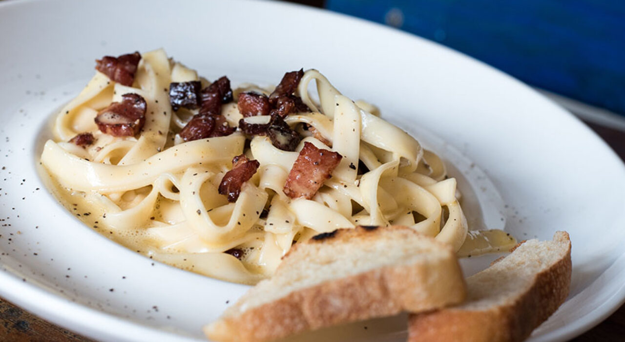 Véritables pâtes carbonara