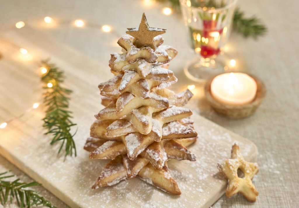 Les ingrédients pour les sablés de noël