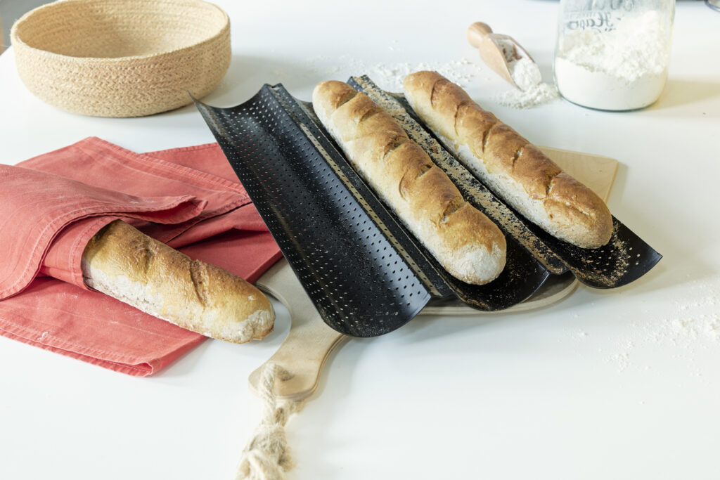 Les ingrédients pour les baguettes